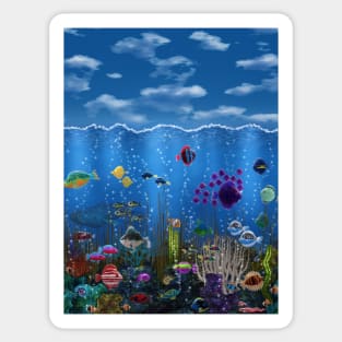 Underwater Love Sticker